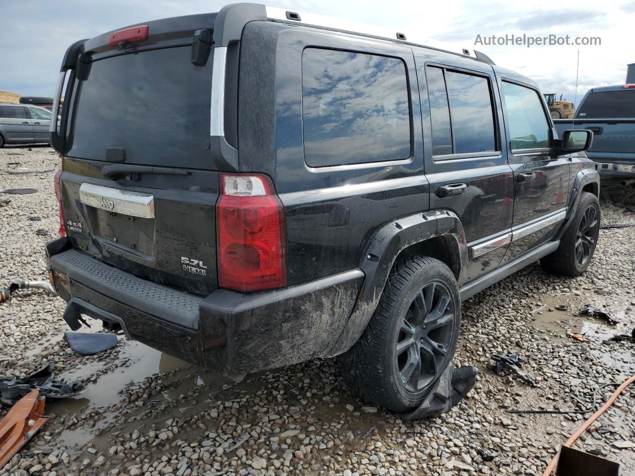 2006 Jeep Commander Limited Black vin: 1J8HG58206C296008