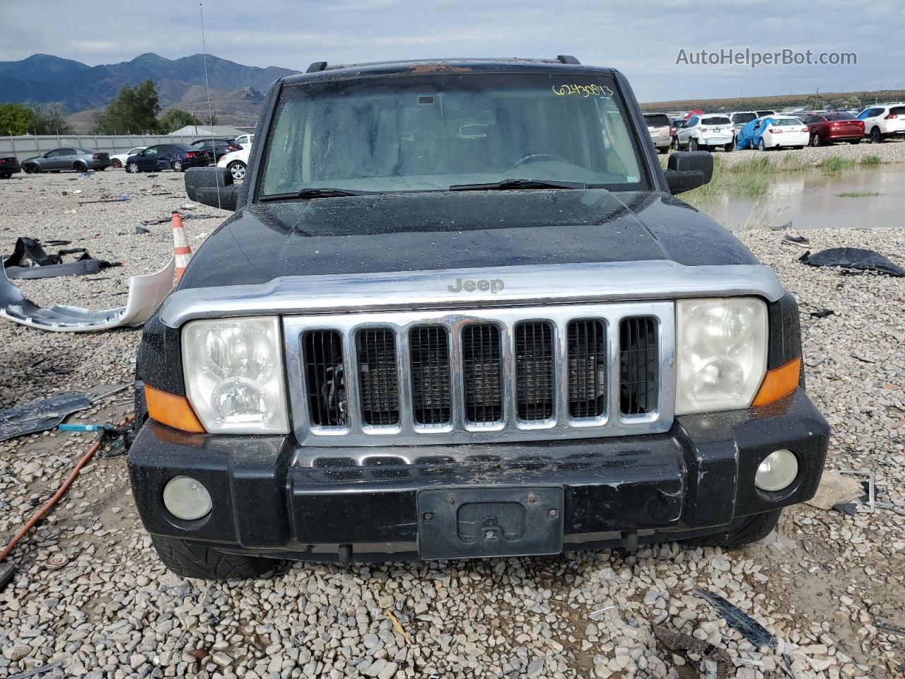 2006 Jeep Commander Limited Black vin: 1J8HG58206C296008