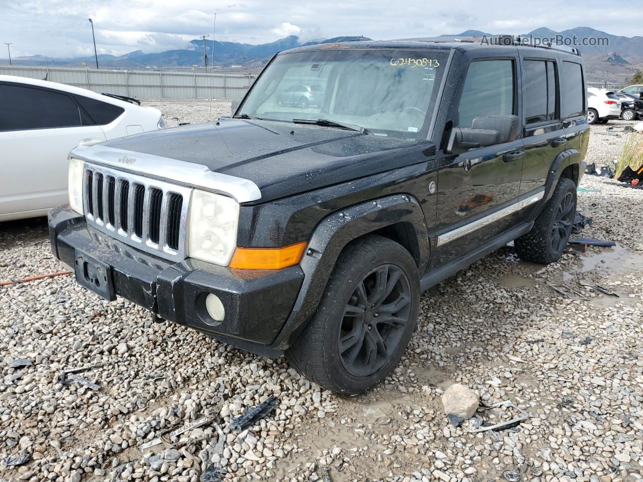 2006 Jeep Commander Limited Black vin: 1J8HG58206C296008