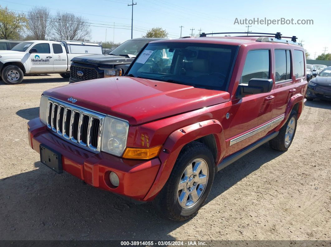 2006 Jeep Commander Limited Красный vin: 1J8HG58206C335048