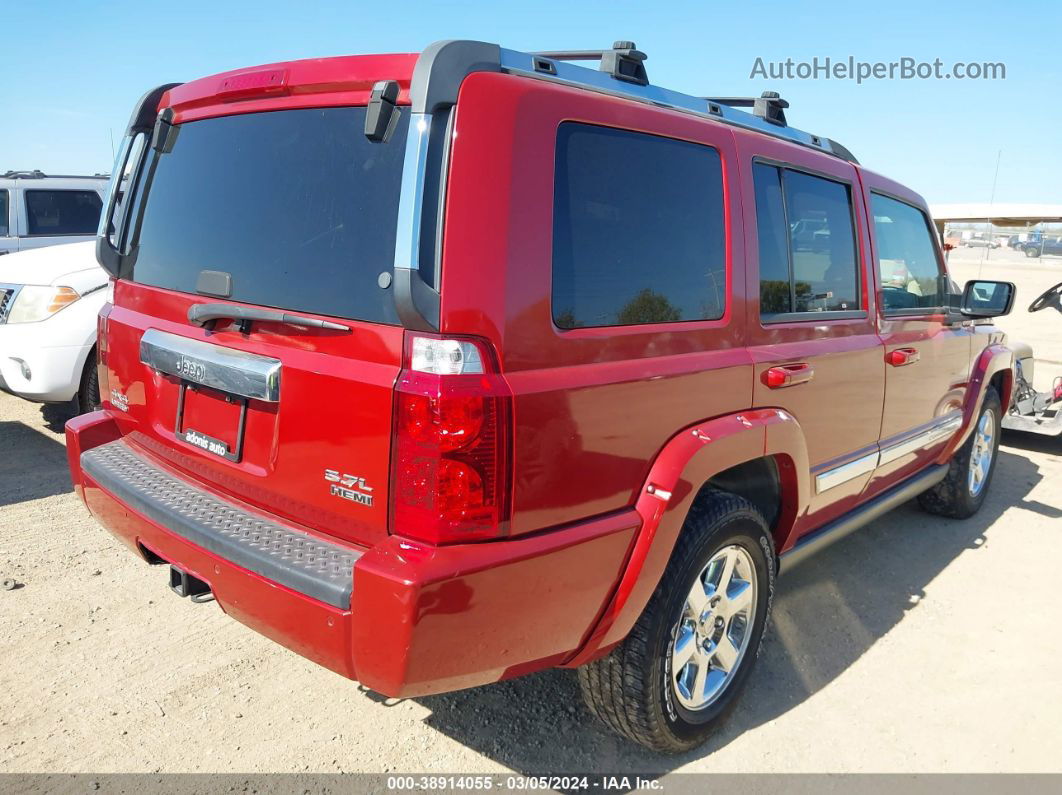 2006 Jeep Commander Limited Красный vin: 1J8HG58206C335048