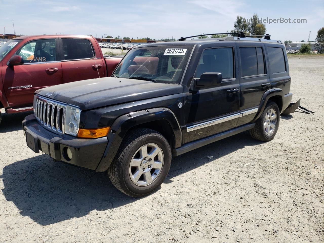 2006 Jeep Commander Limited Black vin: 1J8HG58216C124098