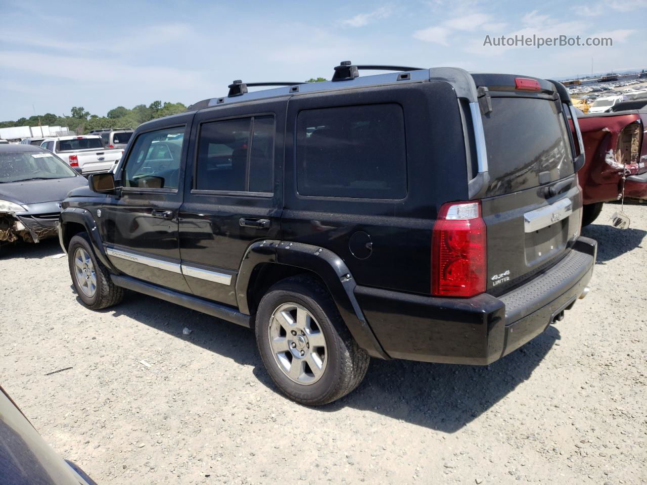 2006 Jeep Commander Limited Black vin: 1J8HG58216C124098