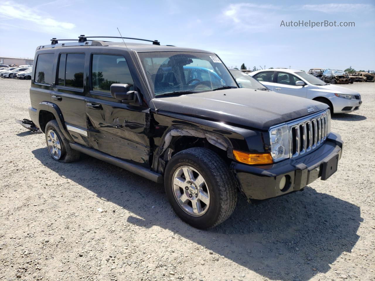 2006 Jeep Commander Limited Black vin: 1J8HG58216C124098