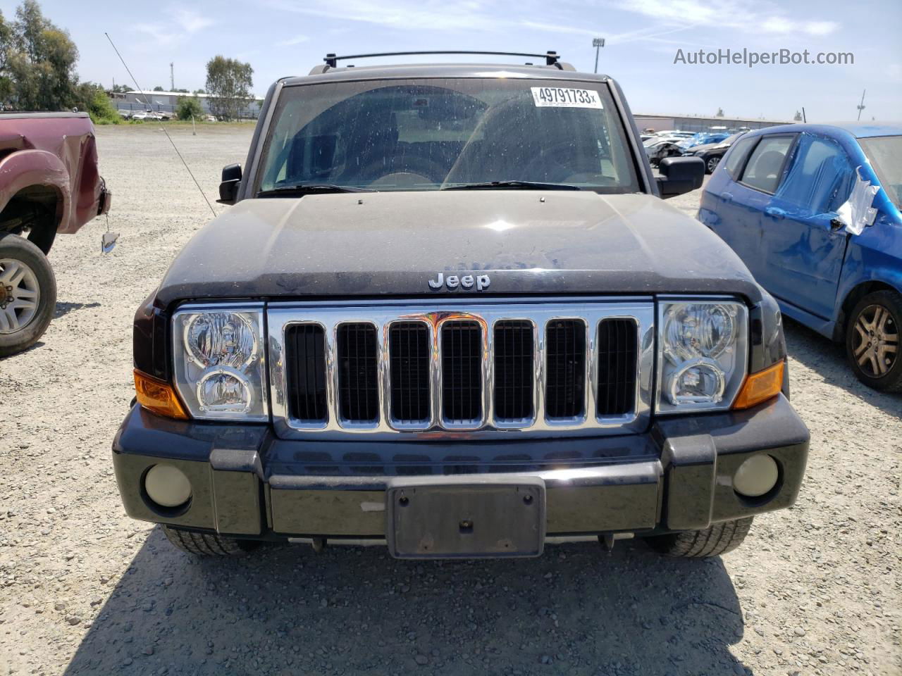 2006 Jeep Commander Limited Black vin: 1J8HG58216C124098