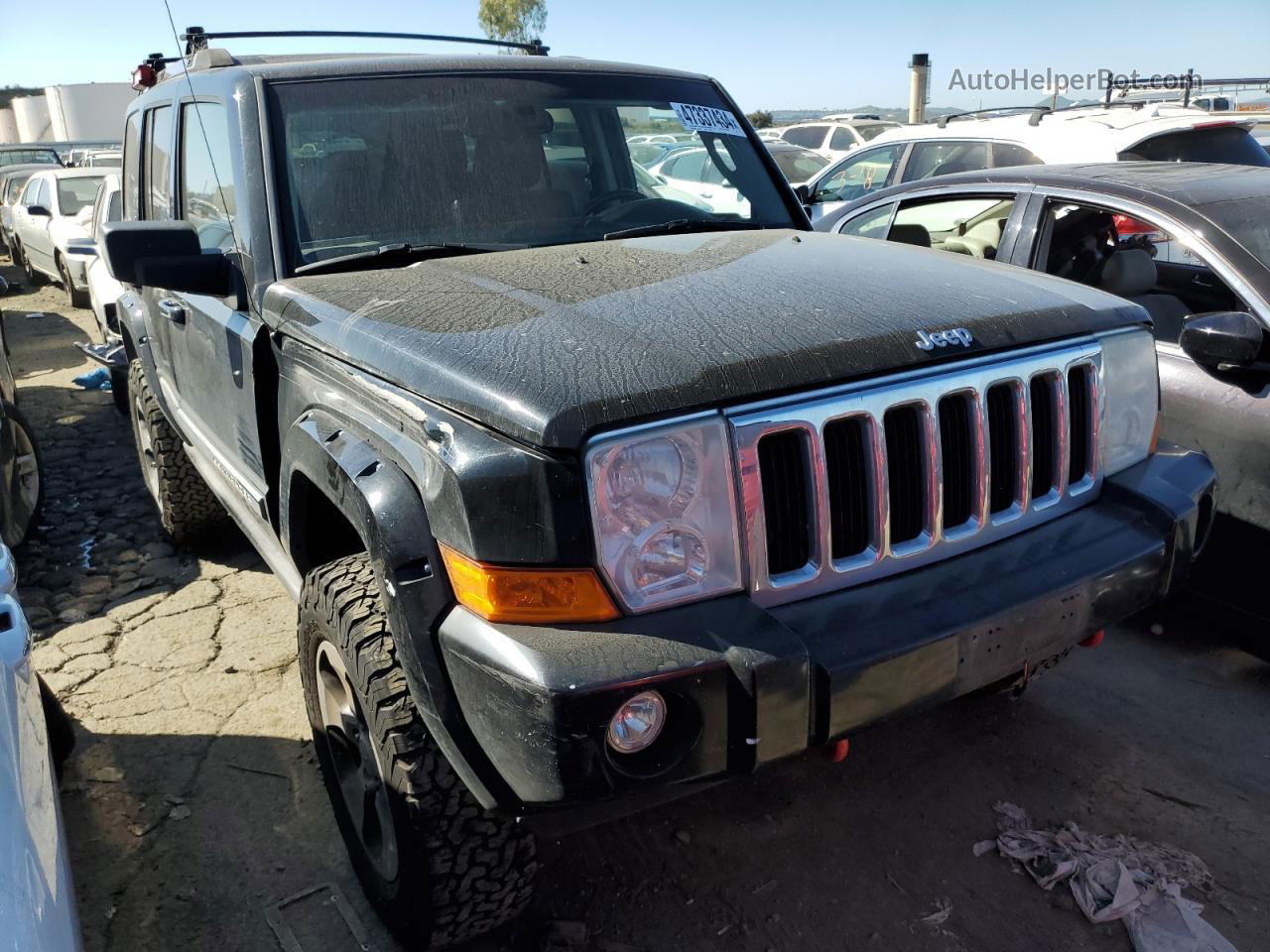 2006 Jeep Commander Limited Black vin: 1J8HG58226C283132