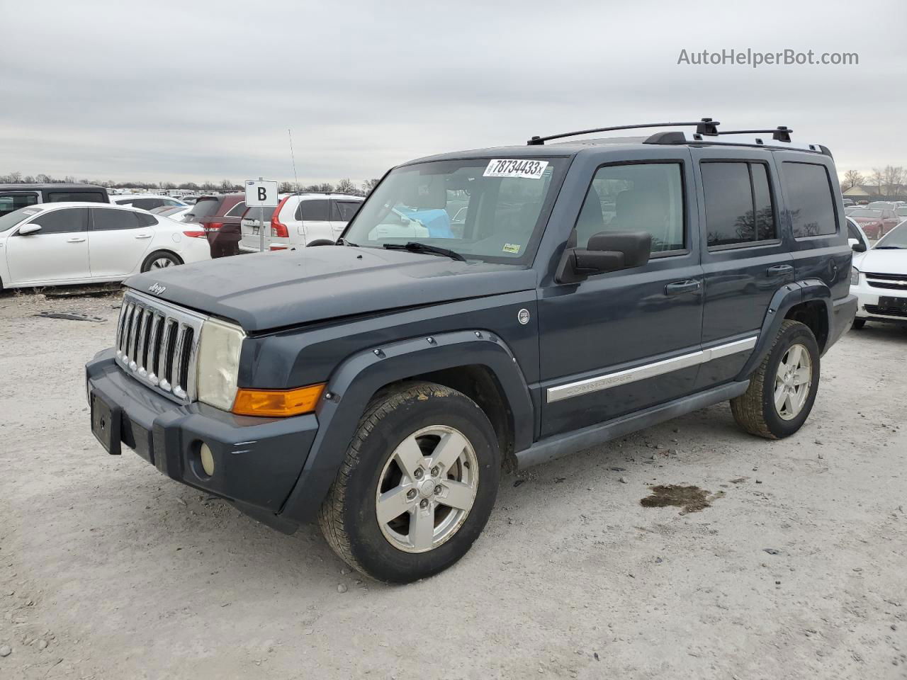 2006 Jeep Commander Limited Синий vin: 1J8HG58226C364809