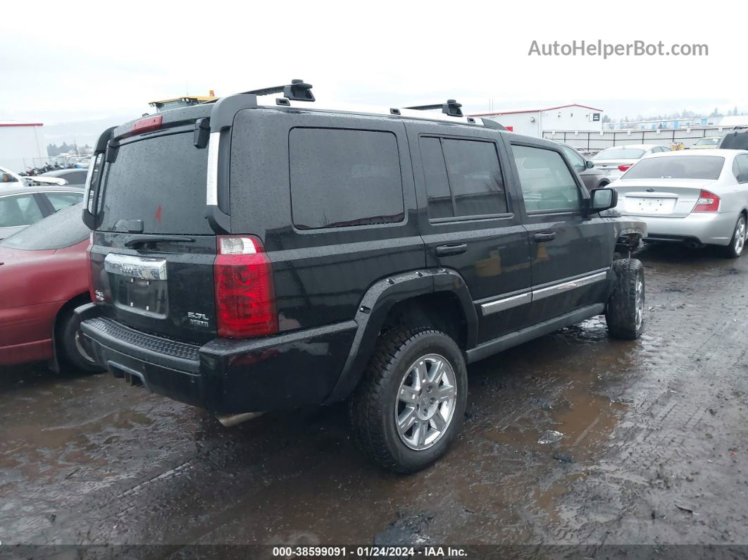 2006 Jeep Commander Limited Black vin: 1J8HG58236C168555