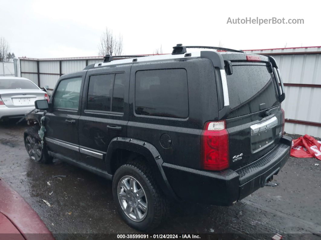 2006 Jeep Commander Limited Black vin: 1J8HG58236C168555