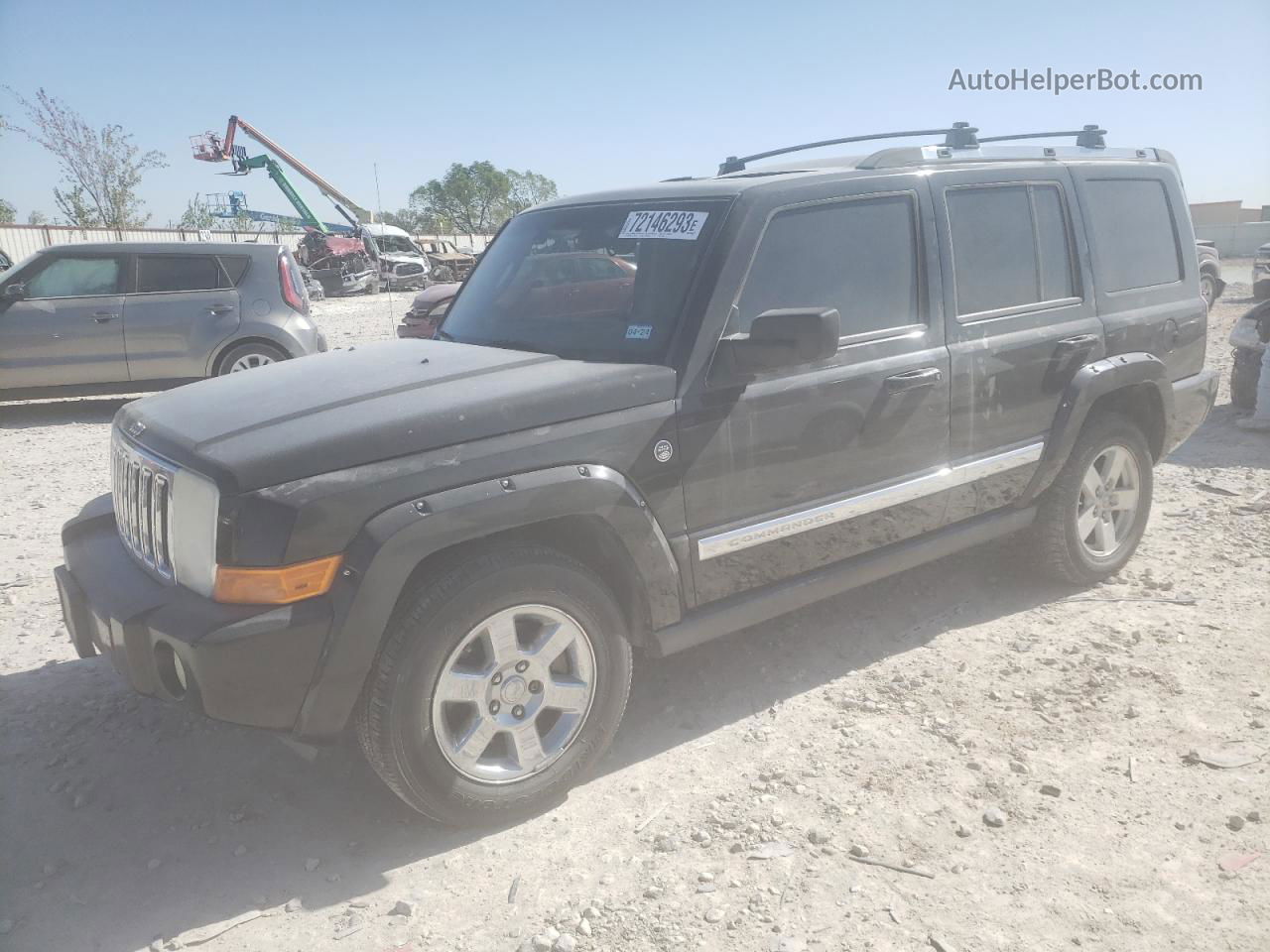 2006 Jeep Commander Limited Black vin: 1J8HG58236C248857