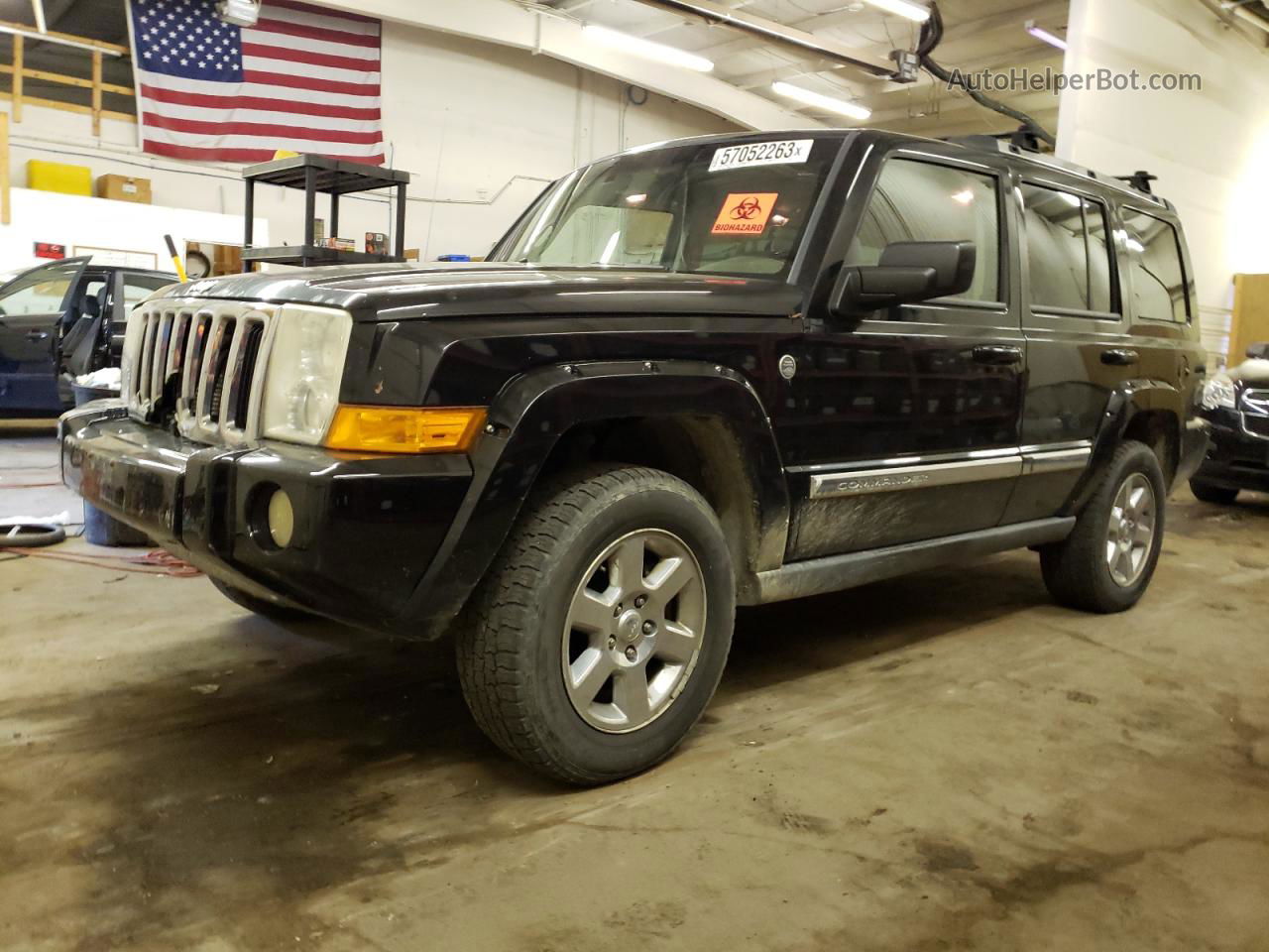 2006 Jeep Commander Limited Black vin: 1J8HG58236C276058