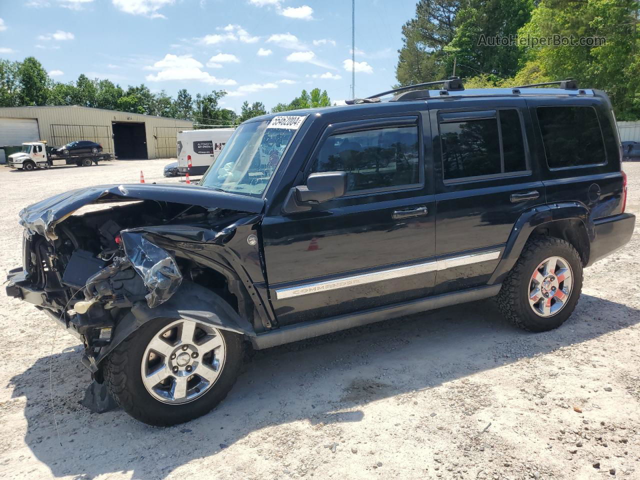 2006 Jeep Commander Limited Black vin: 1J8HG58236C366889