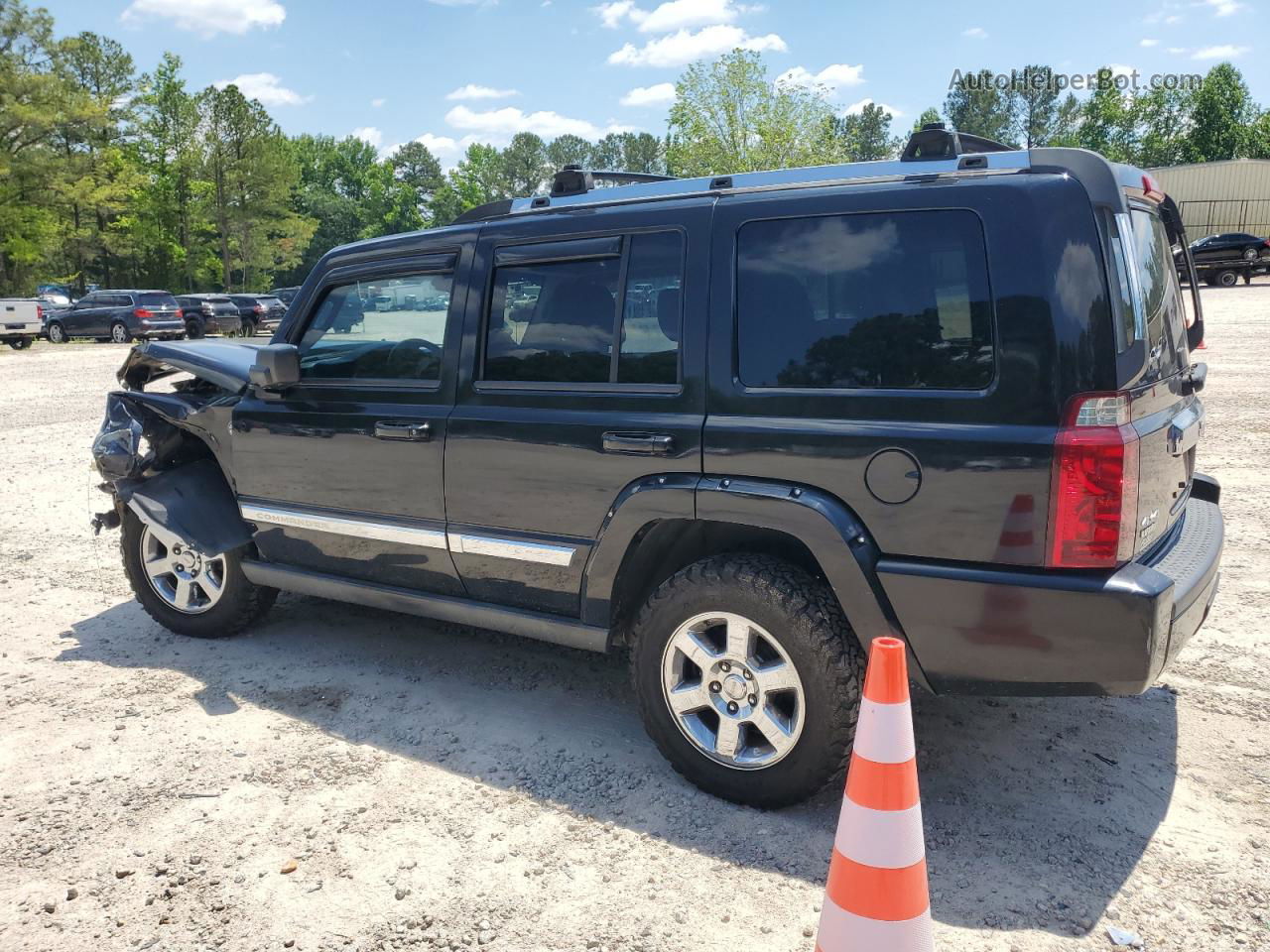 2006 Jeep Commander Limited Black vin: 1J8HG58236C366889