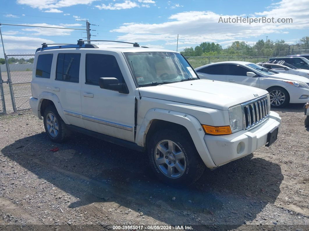 2006 Jeep Commander Limited White vin: 1J8HG58246C124726