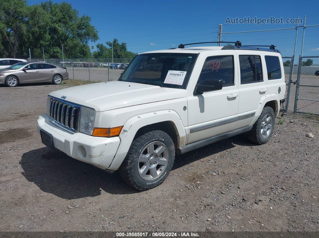 2006 Jeep Commander Limited White vin: 1J8HG58246C124726