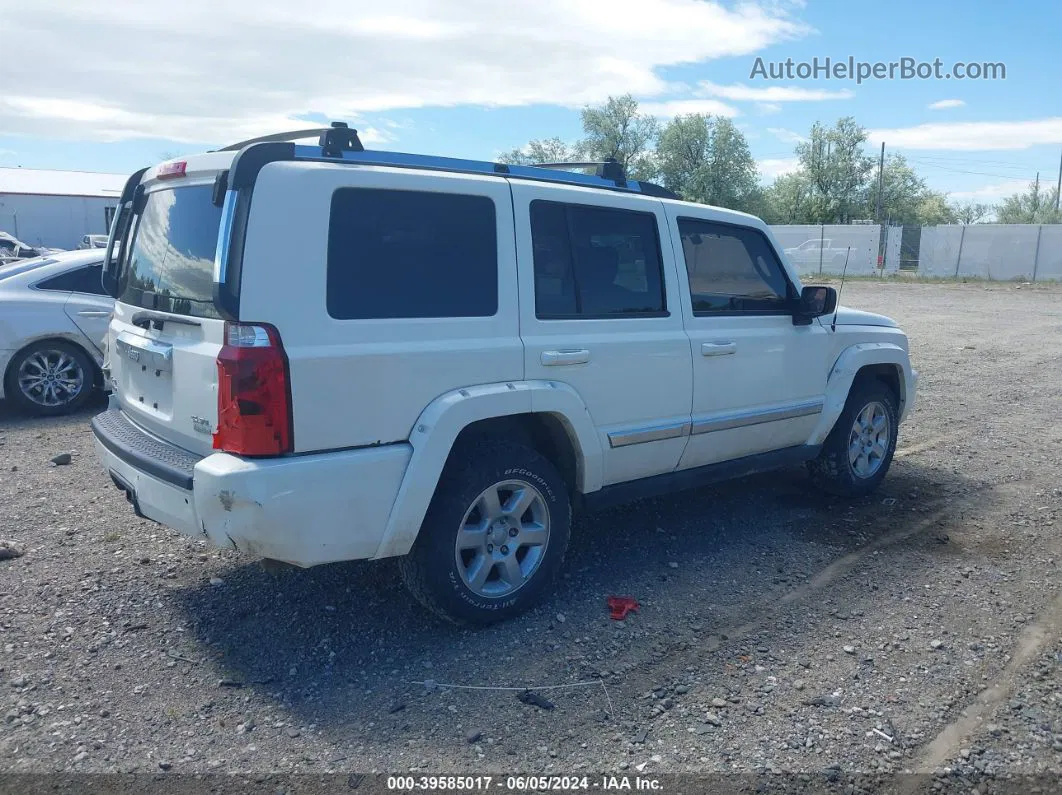 2006 Jeep Commander Limited White vin: 1J8HG58246C124726