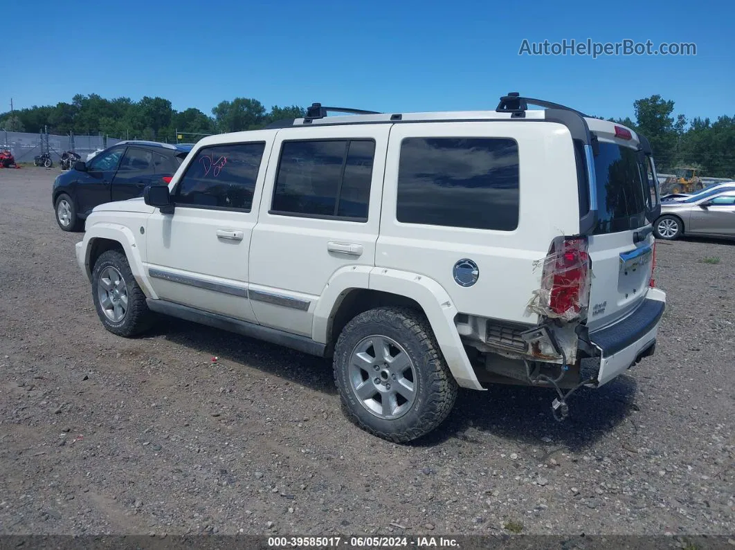 2006 Jeep Commander Limited White vin: 1J8HG58246C124726