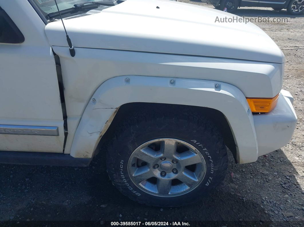 2006 Jeep Commander Limited White vin: 1J8HG58246C124726