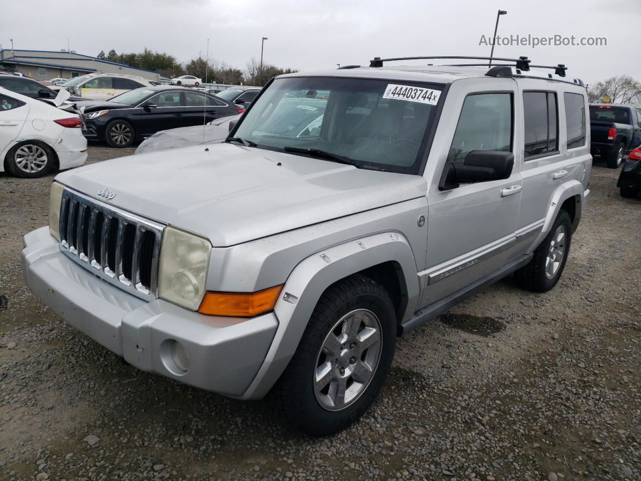 2006 Jeep Commander Limited Silver vin: 1J8HG58246C328958