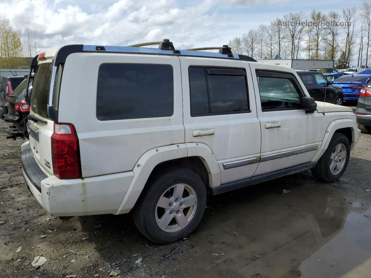 2006 Jeep Commander Limited White vin: 1J8HG58246C339443