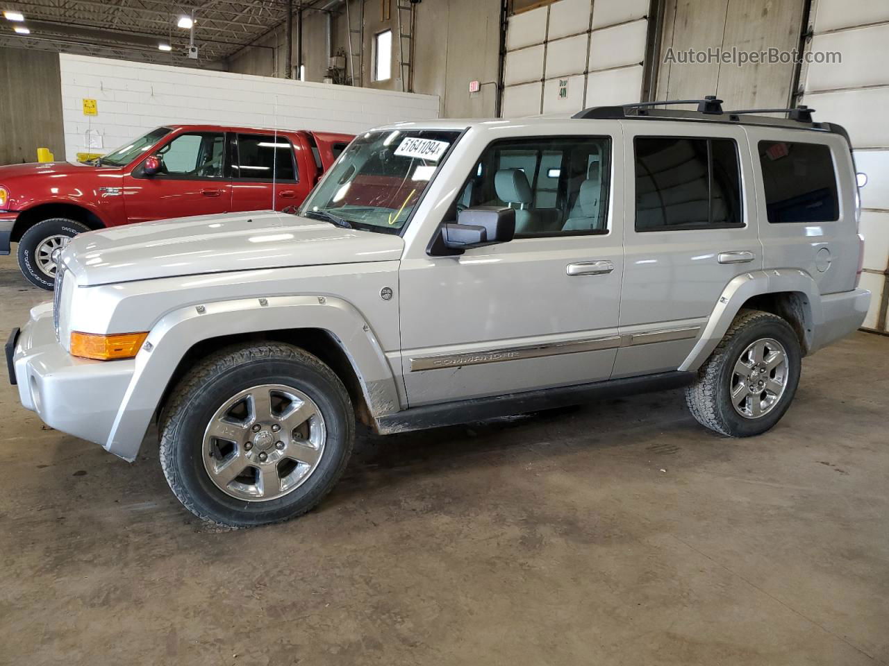 2006 Jeep Commander Limited Silver vin: 1J8HG58256C129434