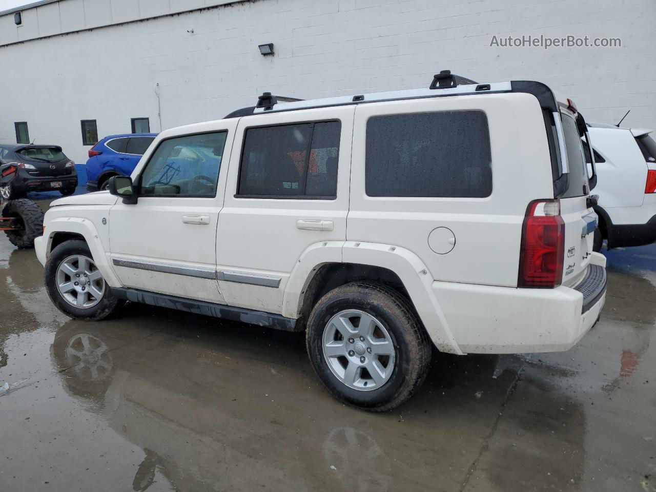 2006 Jeep Commander Limited White vin: 1J8HG58256C139459