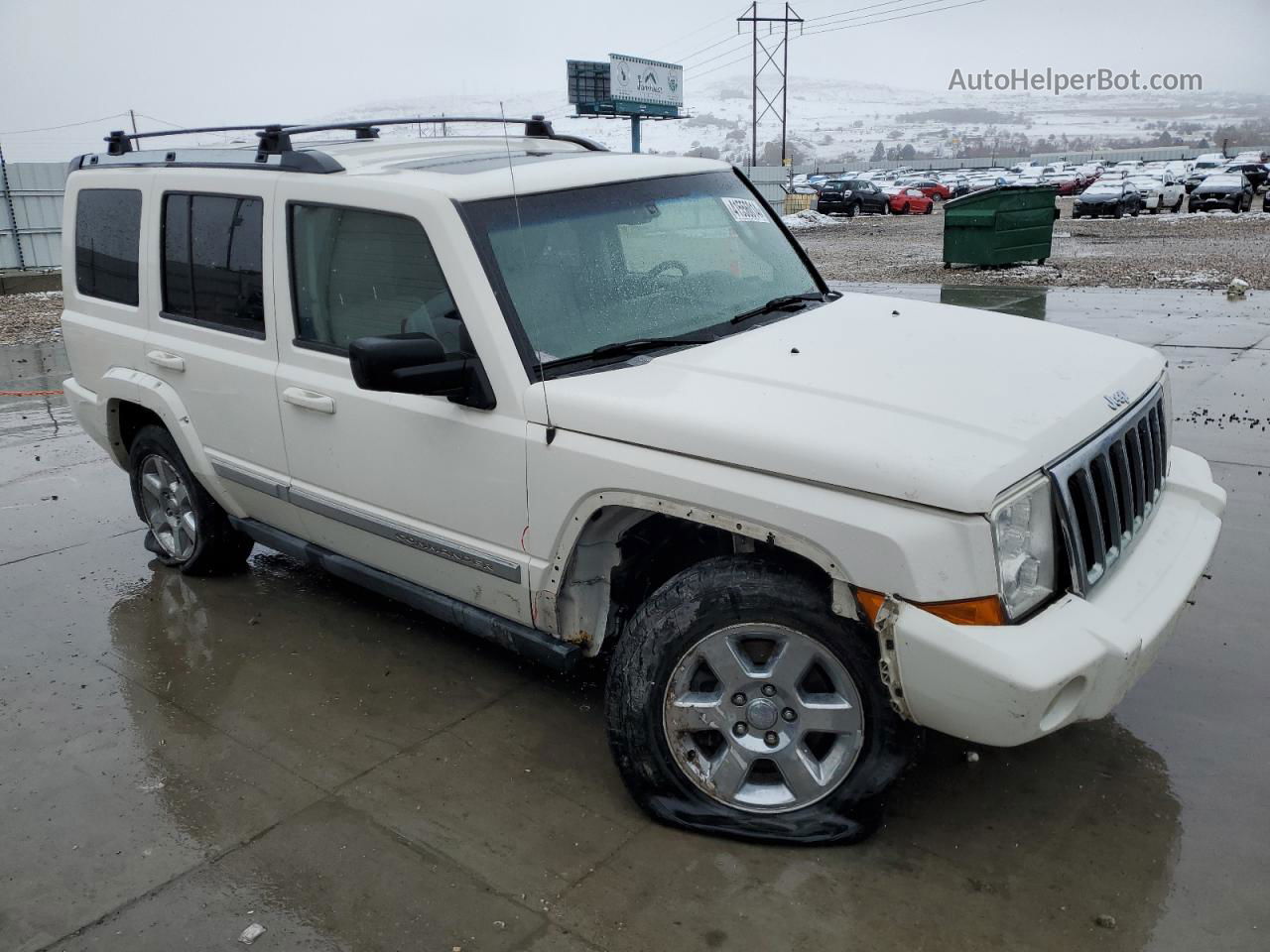 2006 Jeep Commander Limited White vin: 1J8HG58256C139459