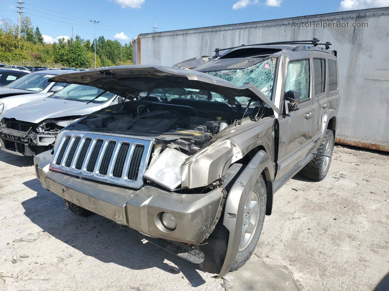 2006 Jeep Commander Limited Желто-коричневый vin: 1J8HG58256C275624