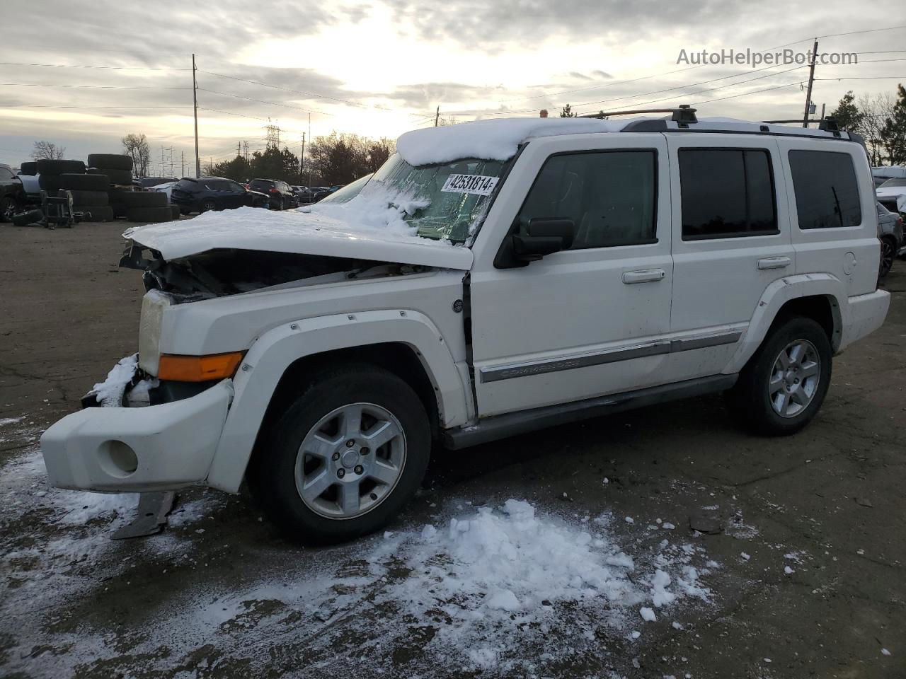 2006 Jeep Commander Limited White vin: 1J8HG58266C139261