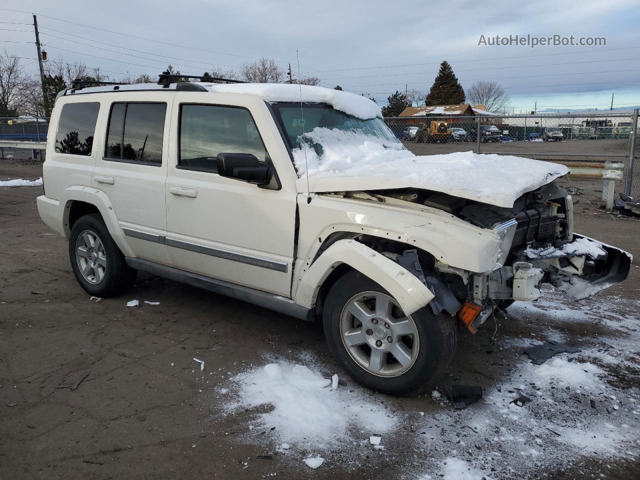 2006 Jeep Commander Limited White vin: 1J8HG58266C139261