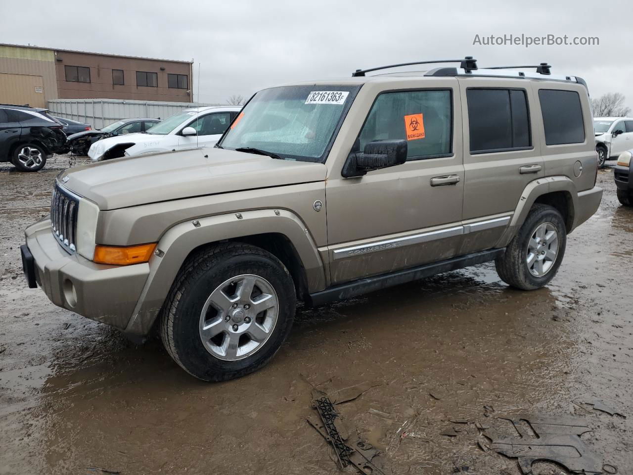 2006 Jeep Commander Limited Желто-коричневый vin: 1J8HG58266C275762