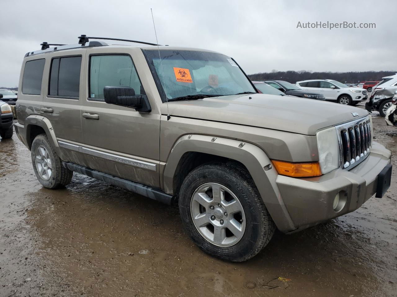 2006 Jeep Commander Limited Желто-коричневый vin: 1J8HG58266C275762