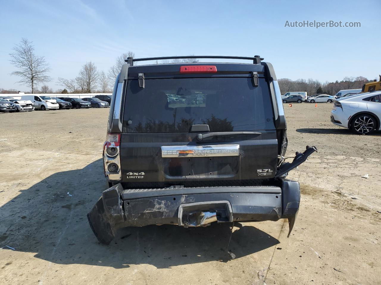 2006 Jeep Commander Limited Black vin: 1J8HG58276C122162