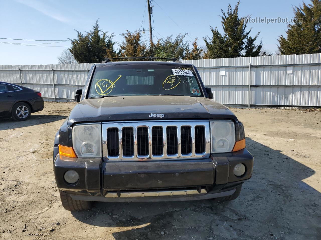 2006 Jeep Commander Limited Black vin: 1J8HG58276C122162