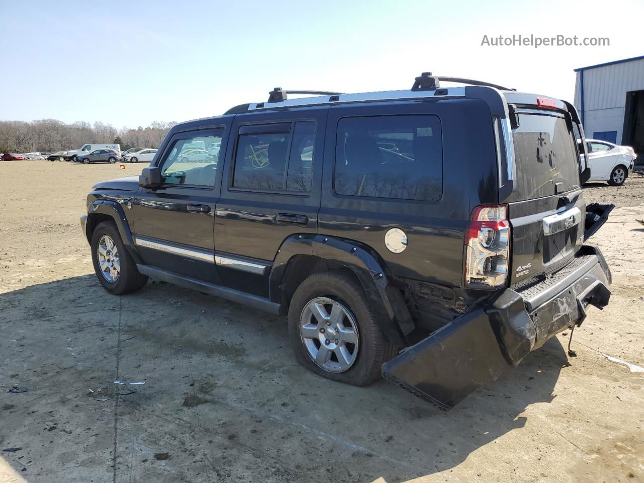 2006 Jeep Commander Limited Black vin: 1J8HG58276C122162