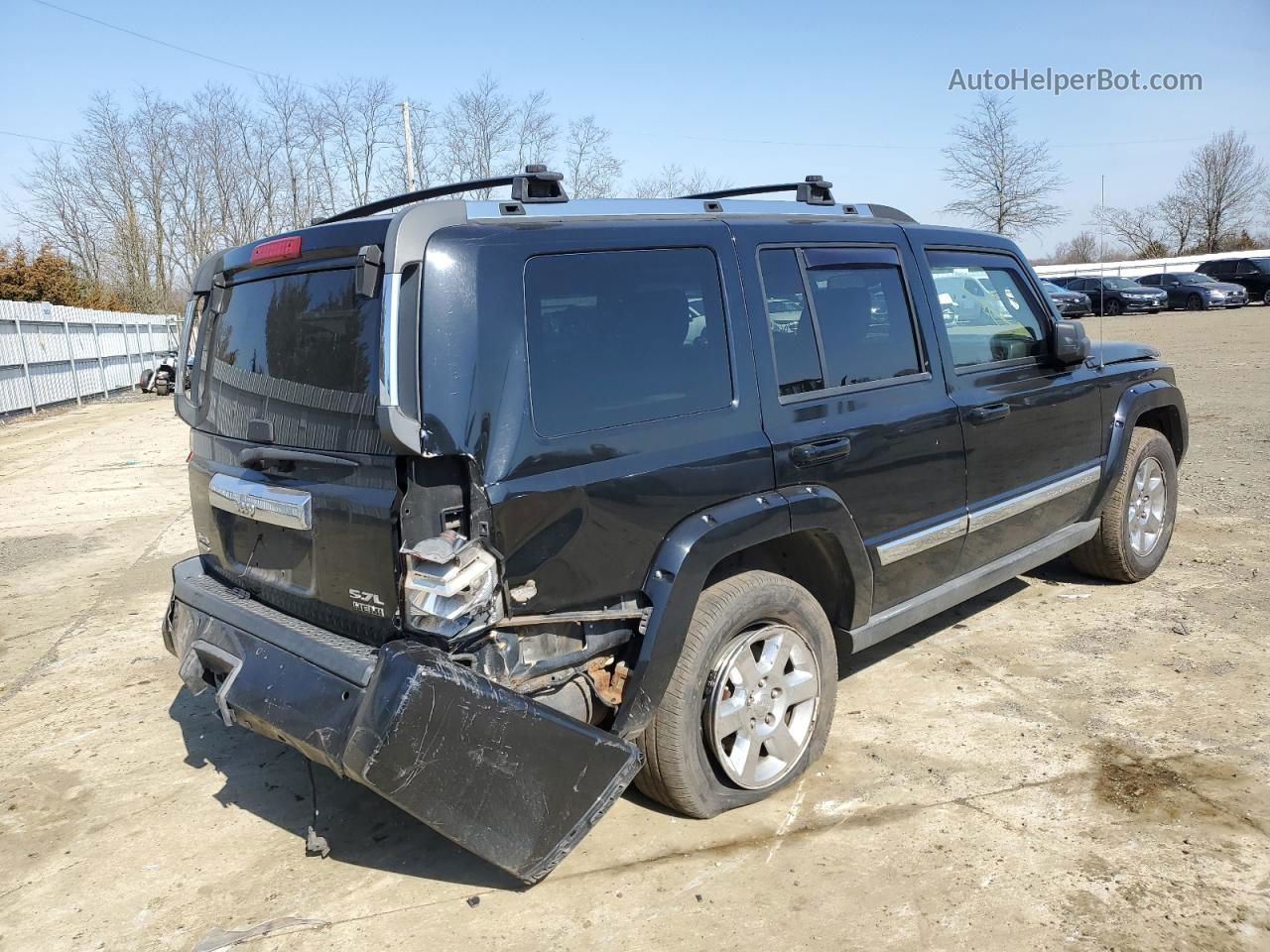 2006 Jeep Commander Limited Black vin: 1J8HG58276C122162