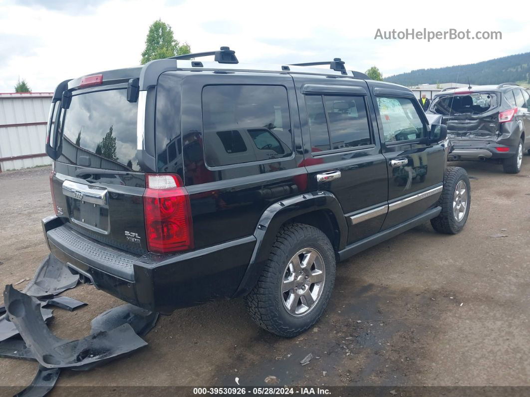 2006 Jeep Commander Limited Black vin: 1J8HG58276C122677