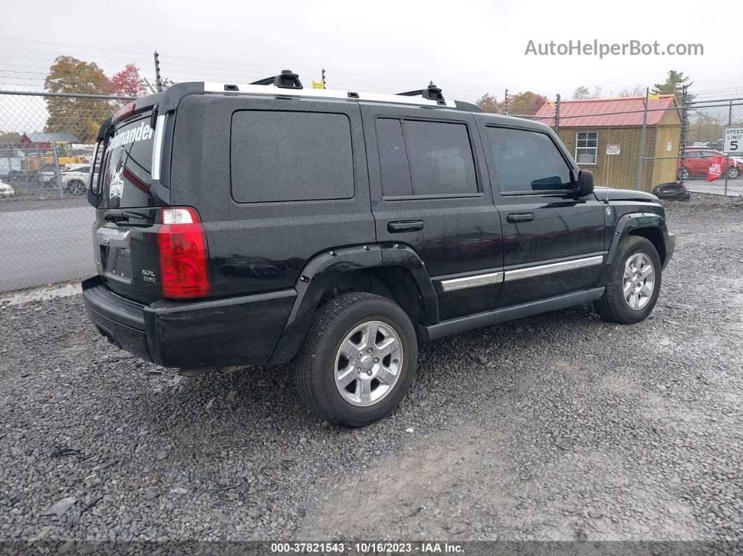 2006 Jeep Commander Limited Black vin: 1J8HG58276C312429