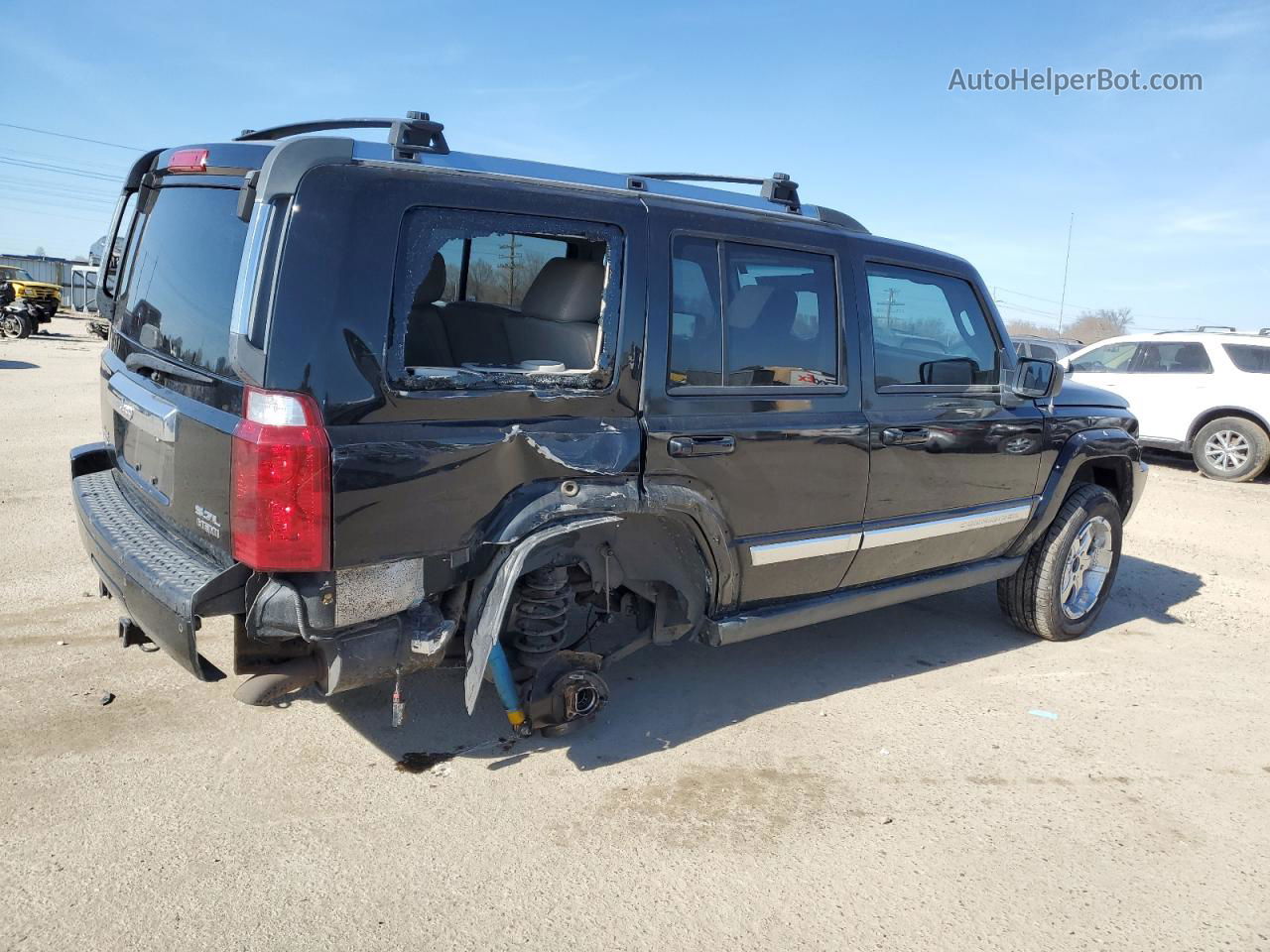 2006 Jeep Commander Limited Black vin: 1J8HG58276C352543