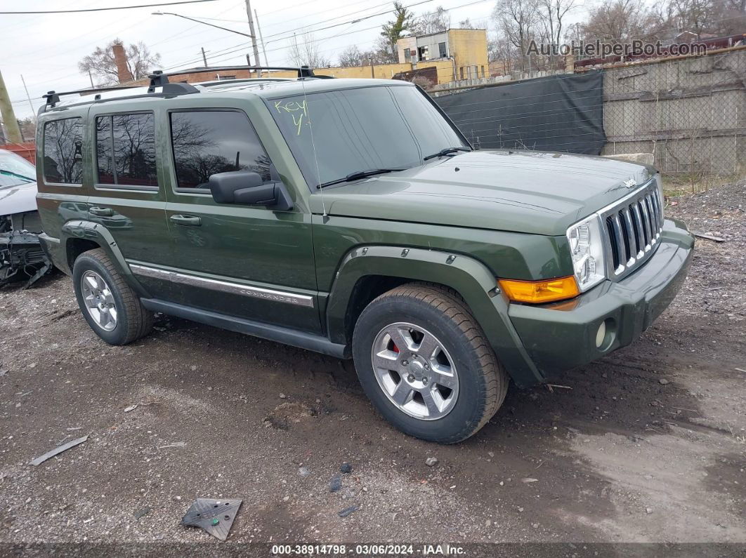 2006 Jeep Commander Limited Green vin: 1J8HG58286C307871