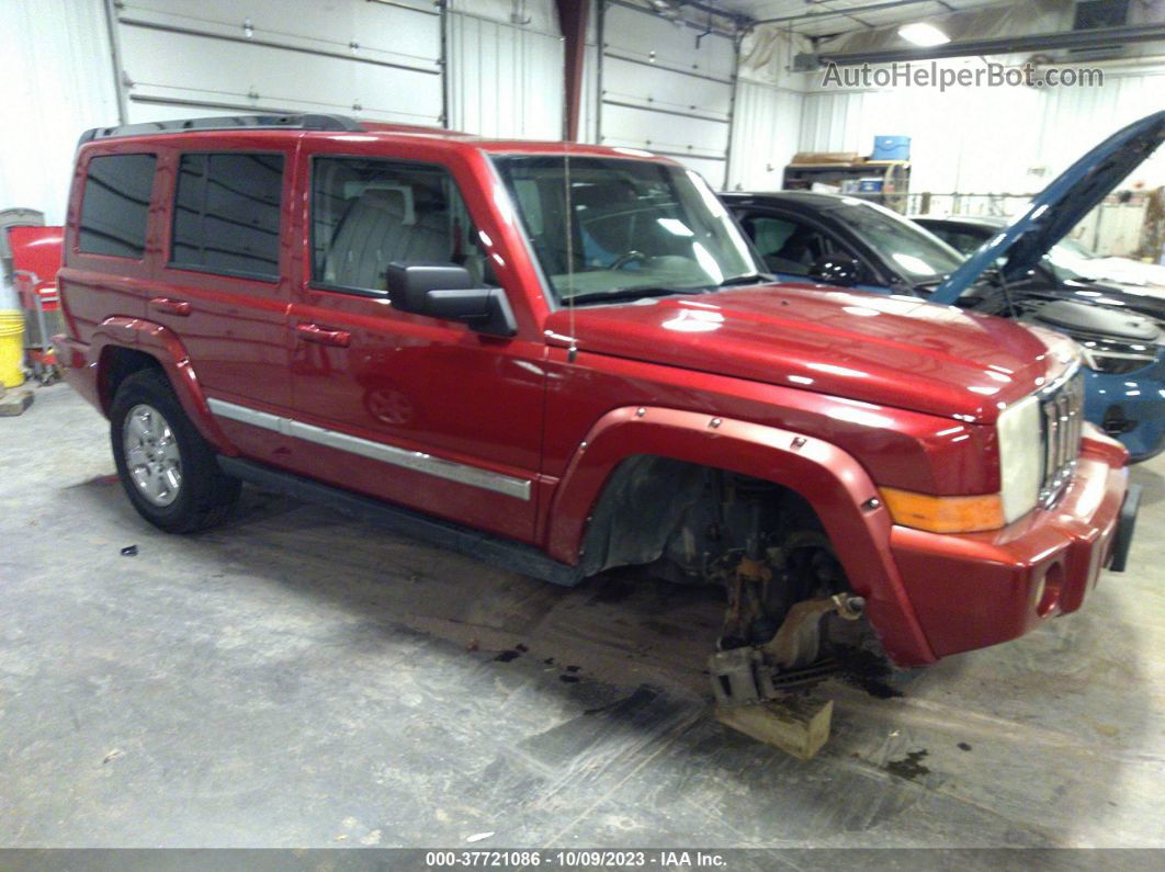 2006 Jeep Commander Limited Red vin: 1J8HG58296C200232