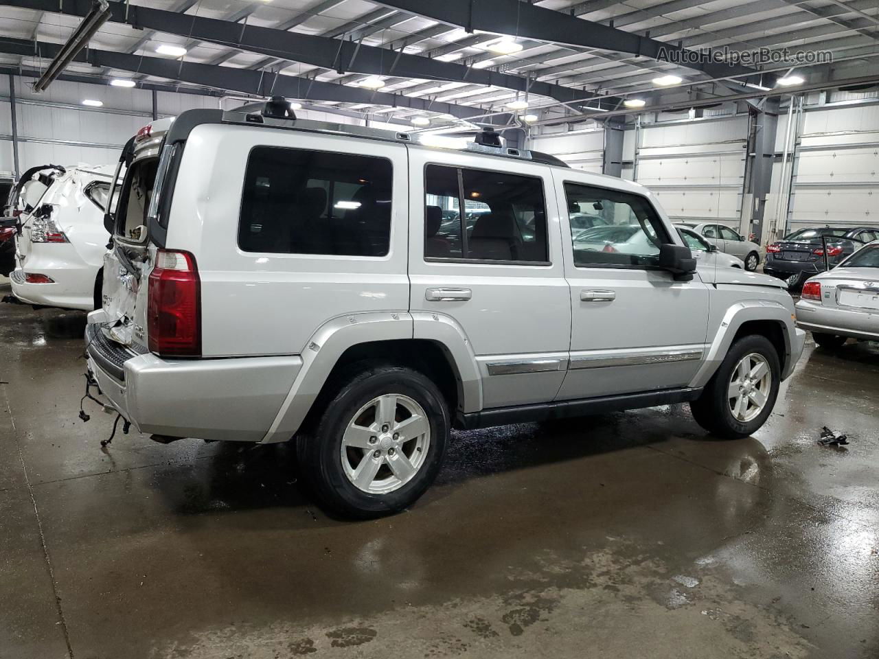 2006 Jeep Commander Limited Silver vin: 1J8HG58296C214471