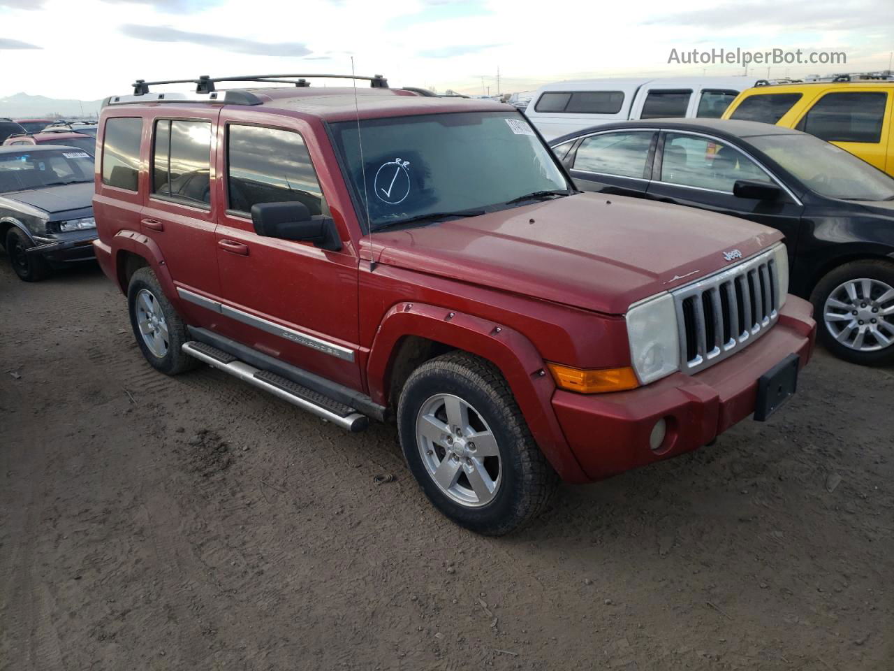 2006 Jeep Commander Limited Red vin: 1J8HG582X6C139733