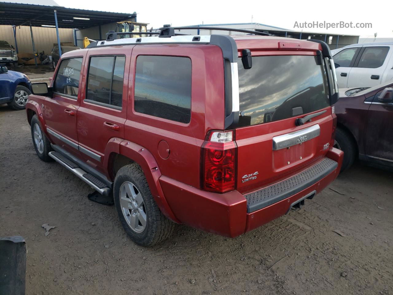 2006 Jeep Commander Limited Red vin: 1J8HG582X6C139733