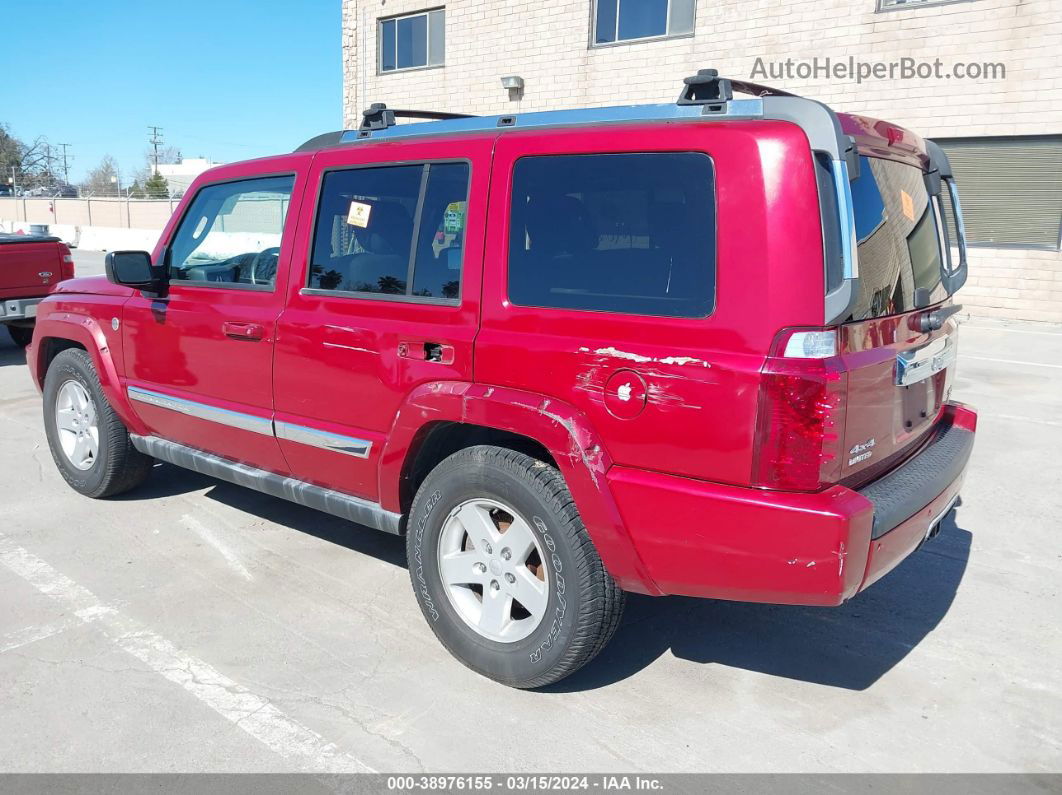 2006 Jeep Commander Limited Красный vin: 1J8HG582X6C168374