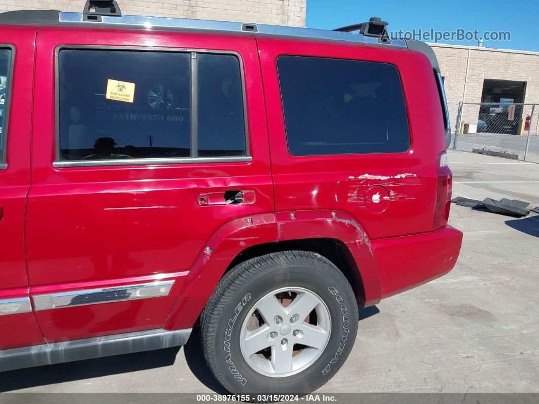 2006 Jeep Commander Limited Red vin: 1J8HG582X6C168374