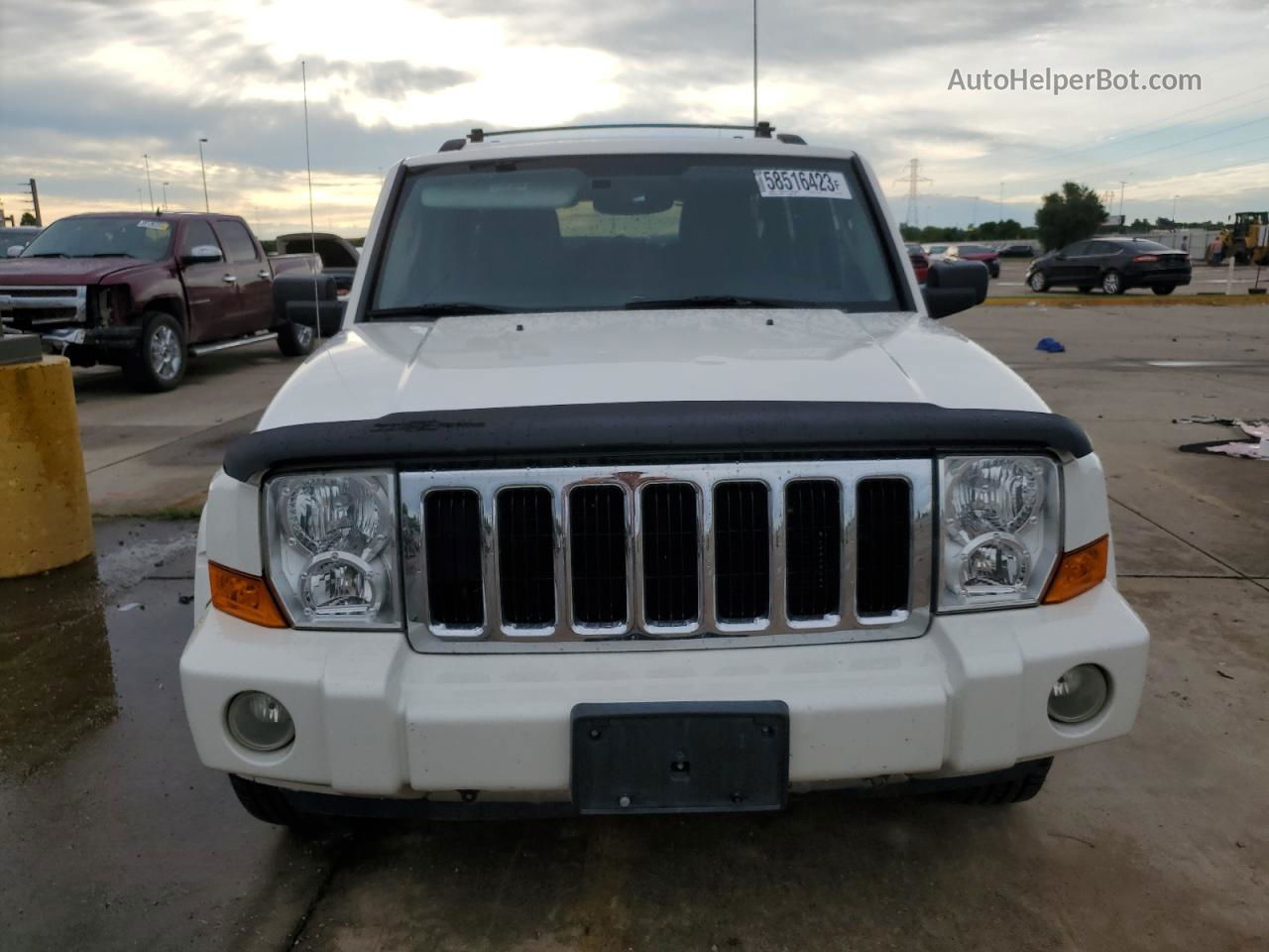 2006 Jeep Commander Limited White vin: 1J8HG582X6C198555