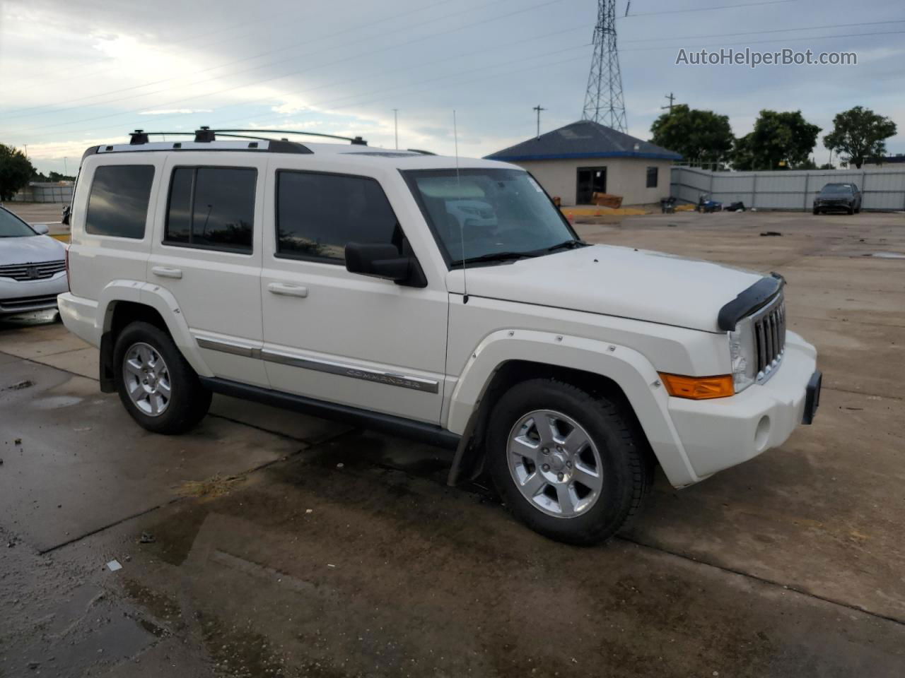 2006 Jeep Commander Limited White vin: 1J8HG582X6C198555