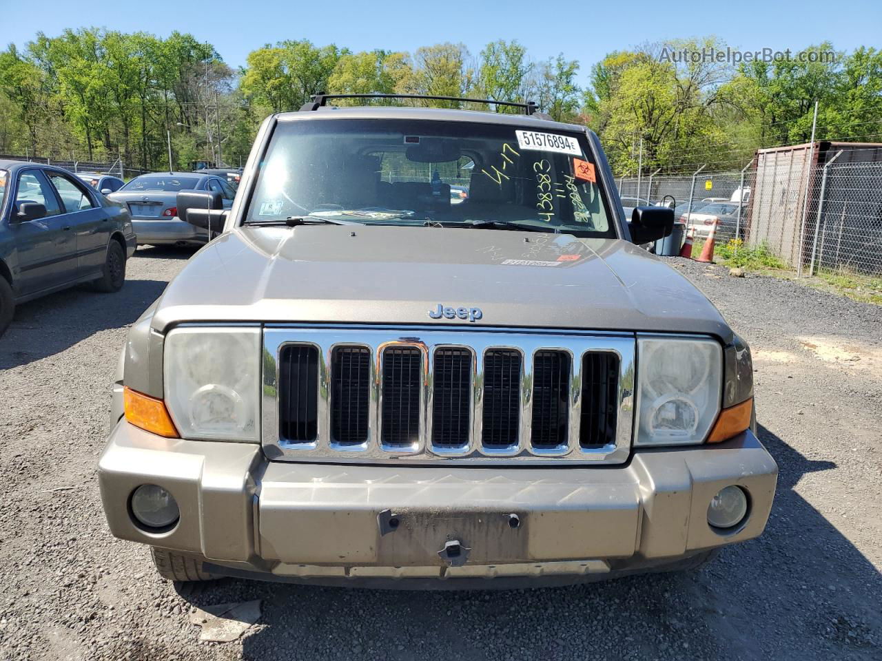 2006 Jeep Commander Limited Gold vin: 1J8HG582X6C200224