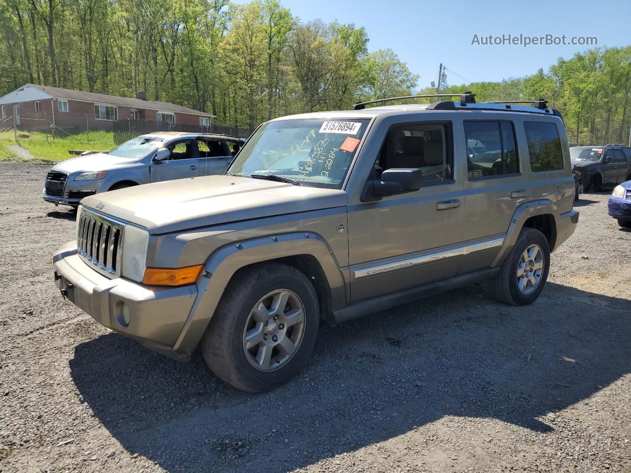 2006 Jeep Commander Limited Золотой vin: 1J8HG582X6C200224